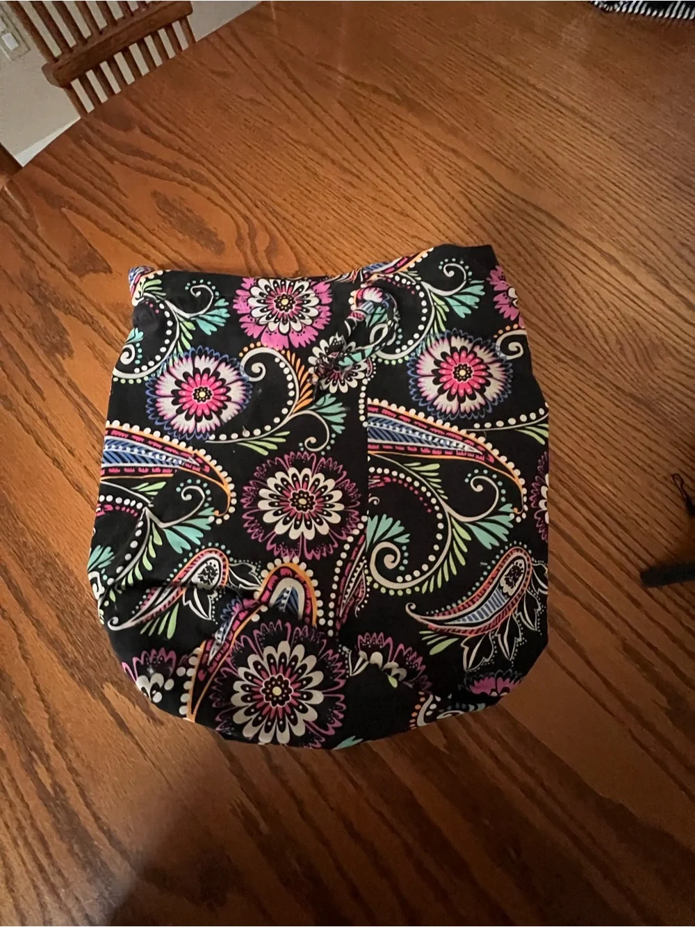 Vera Bradley Black Floral Paisley Cosmetic Bags!